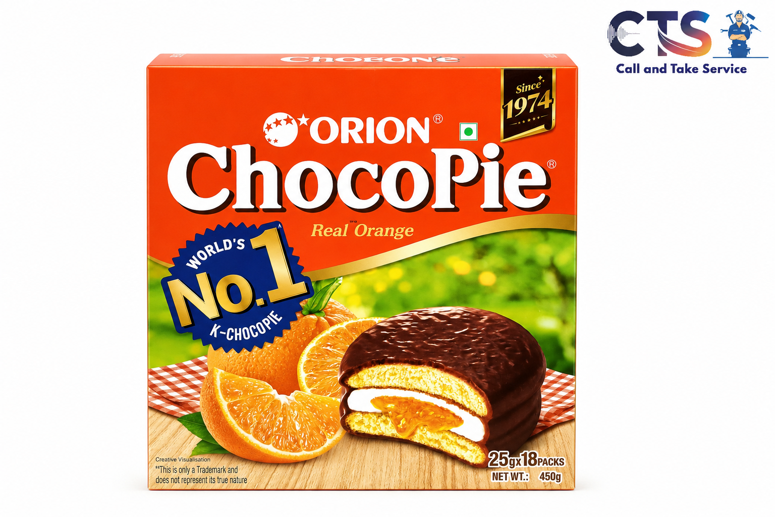 Chocopie Real Orange