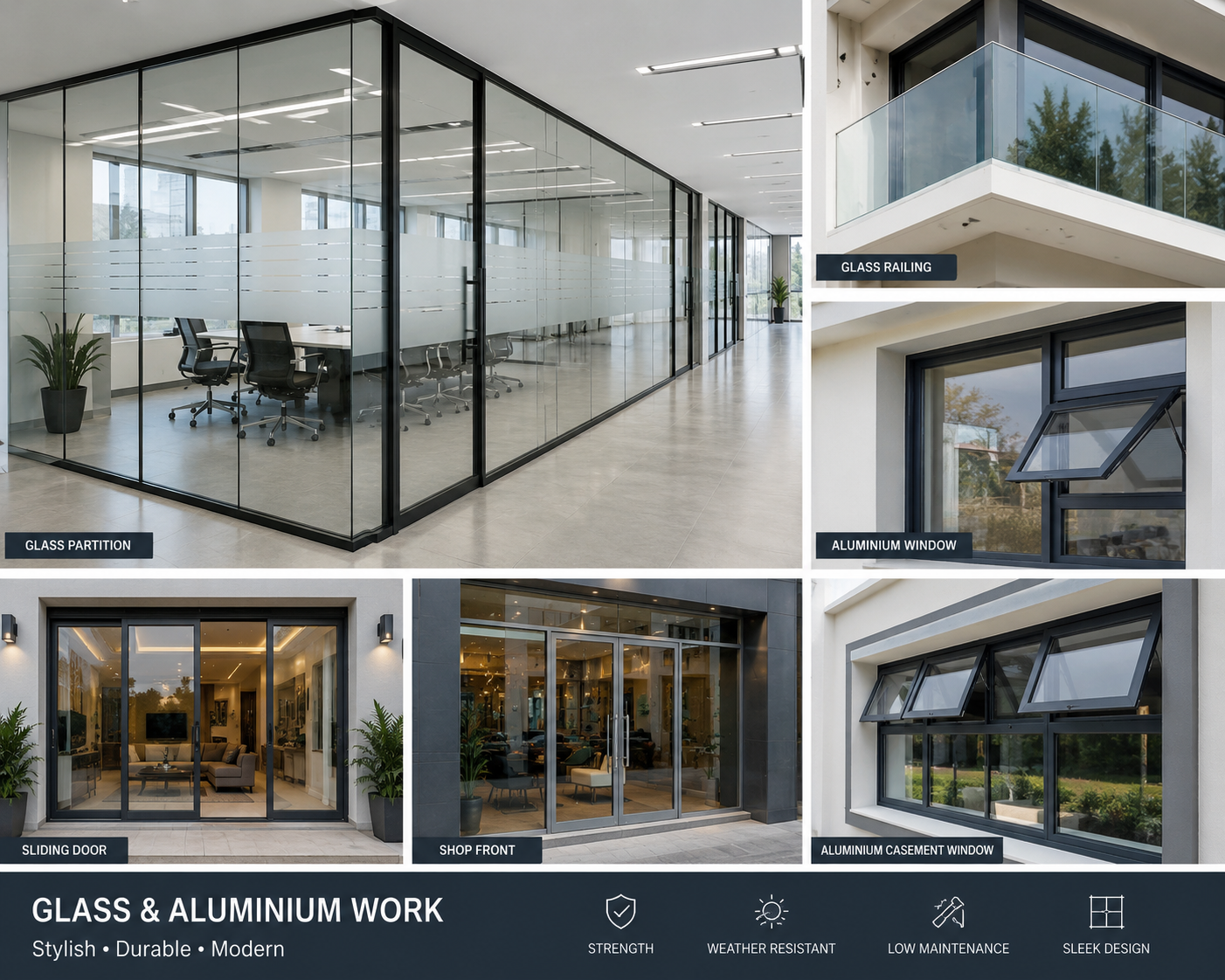 Plain Glass Fitting 