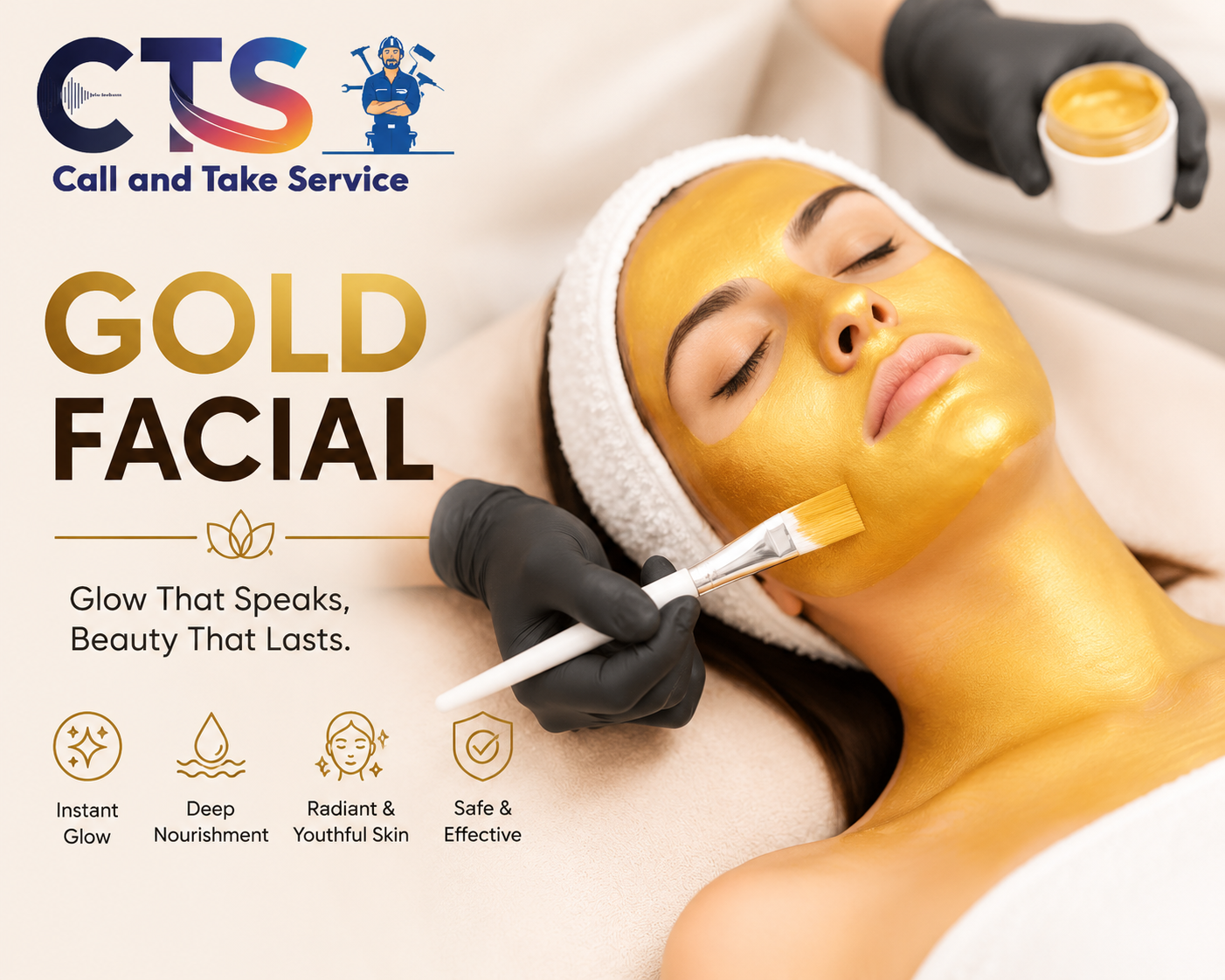 Shahnaz Gold Facial Service 