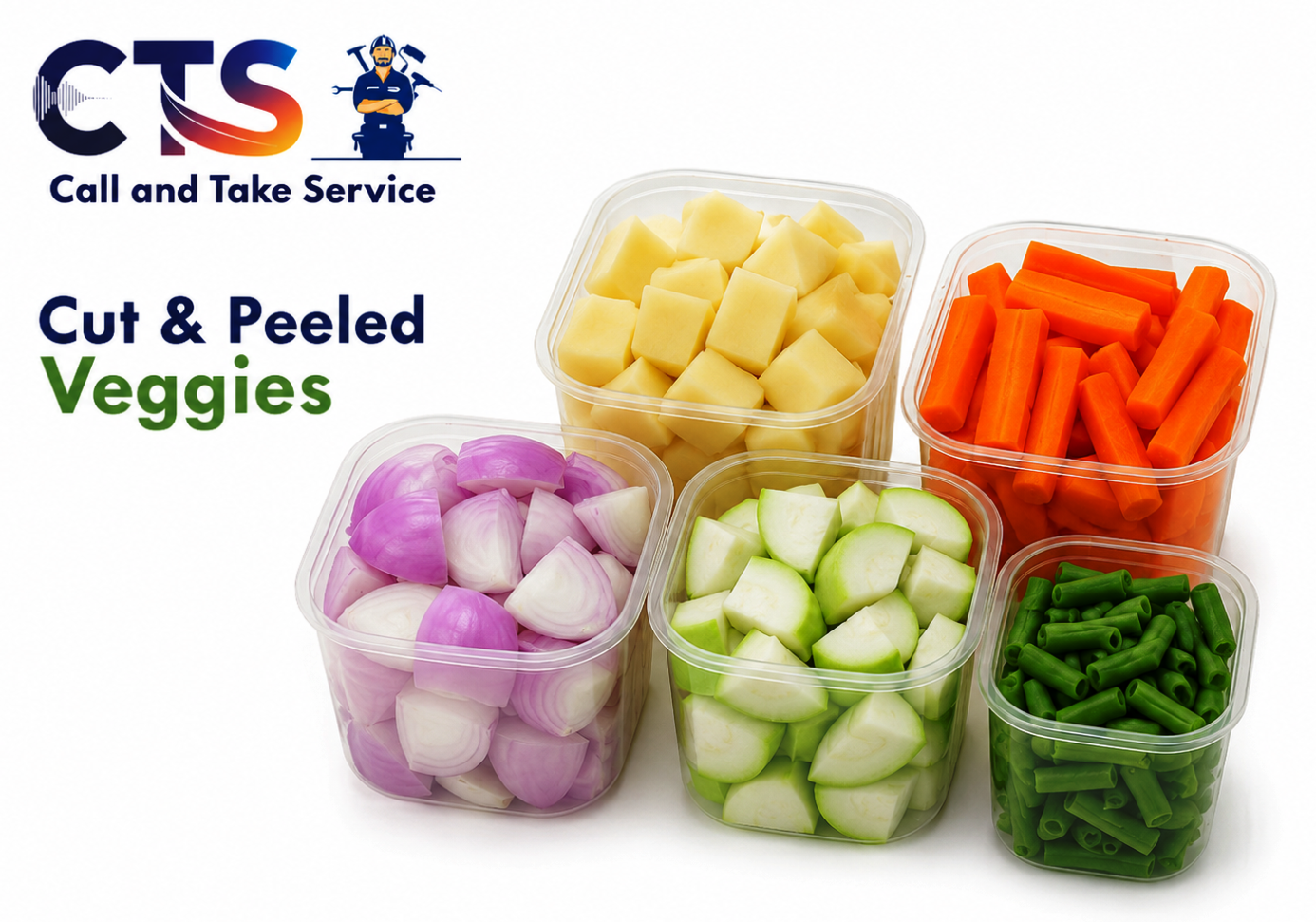 Cut & Peeled Veggies