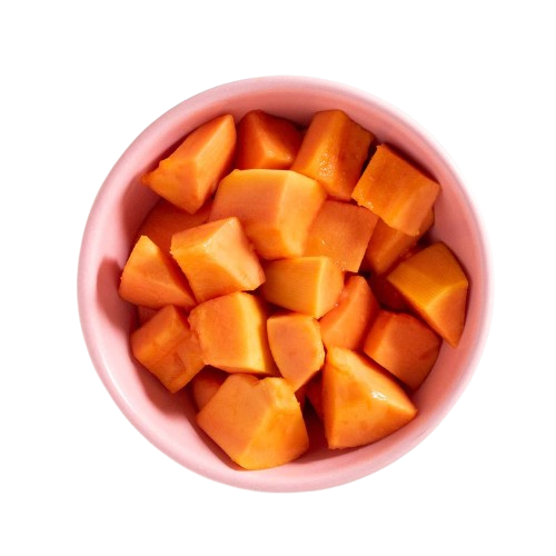 Cut Raw Papaya