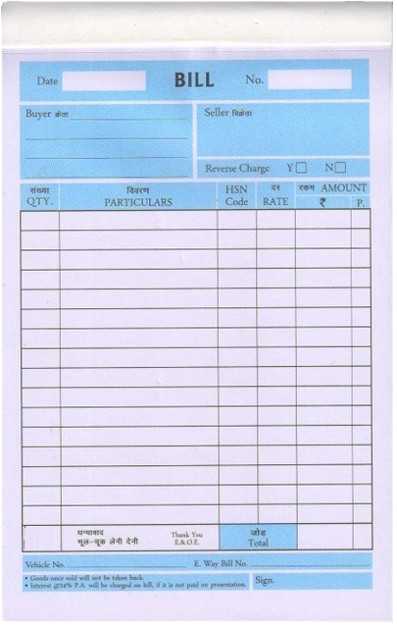 GST Billing Books